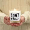 Goat Girl Glass Jar Soy Wax Candle