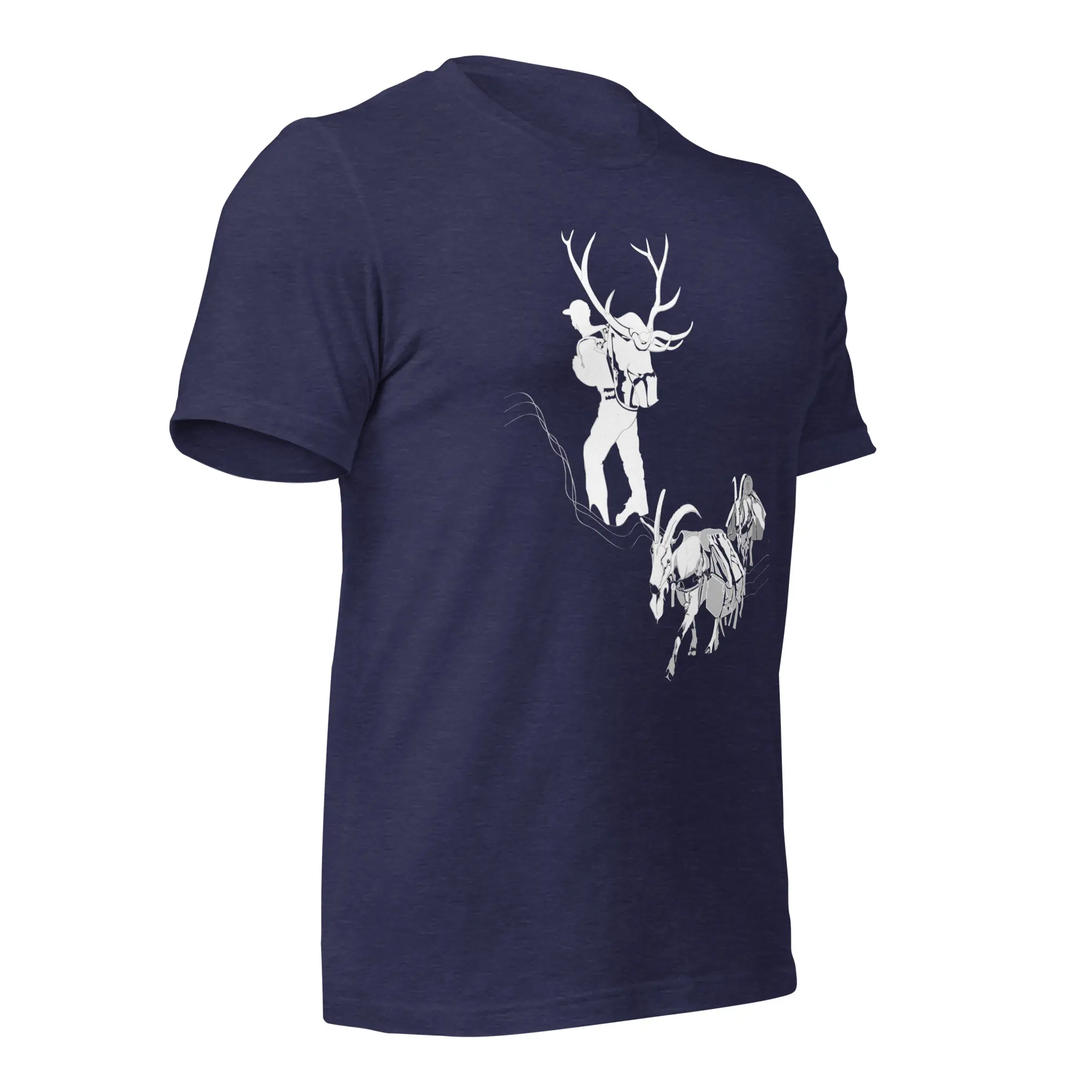 unisex-staple-t-shirt-heather-midnight-navy-right-front-674f508521ffa - Packgoats.com
