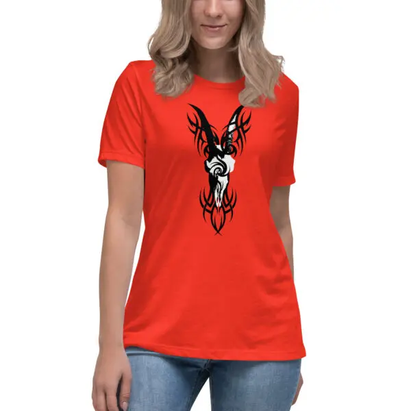 Tribal Skull Women's Relaxed T-Shirt